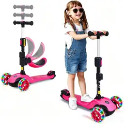 GLAMUP Kids Scooter, 2-in-1 Folding… — Photo 1
