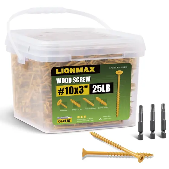 LIONMAX Deck Screws 3 Inch… — Photo 1