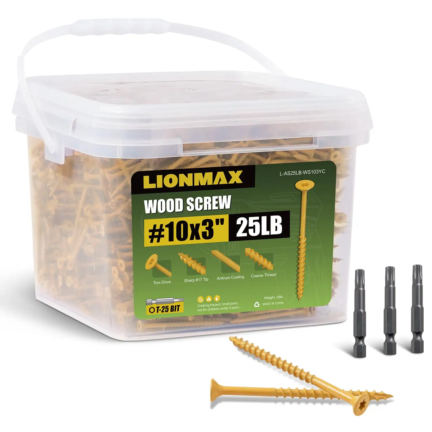 LIONMAX Deck Screws 3 Inch… — Photo 1