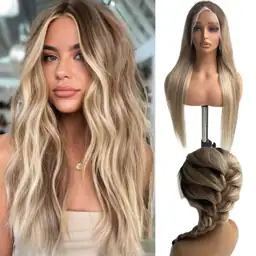 Ombre Brown Wig - Remy… — Photo 1
