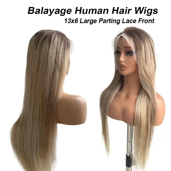 Ombre Brown Wig - Remy… — Photo 2