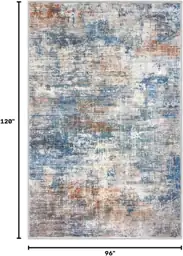 IOHOUZE Abstract Area Rug 8x10… — Photo 2