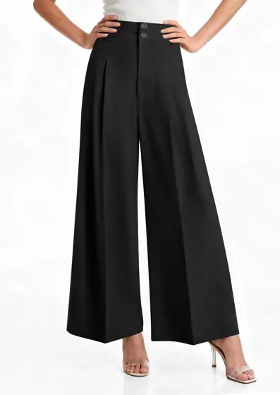 PRETTYGARDEN Women's High Waisted Wide… — Photo 2