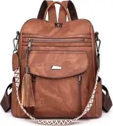 PU Leather Backpack Purse for… — Photo 1