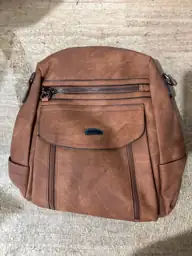 PU Leather Backpack Purse for… — Photo 4
