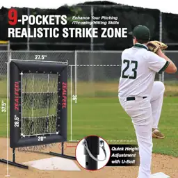 ZEALFEEL Baseball Pitching Net Pro,… — Photo 2
