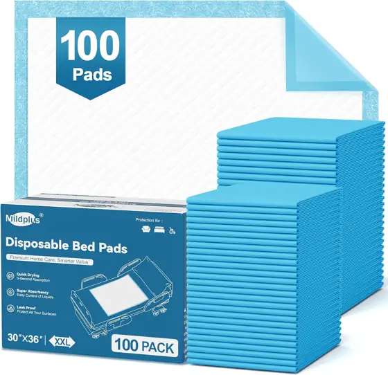 MILDPLUS 100 Count Disposable Bed… — Photo 1