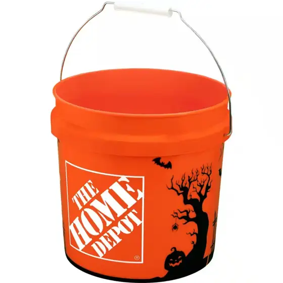 2 gal. Orange Halloween Bucket… — Photo 1