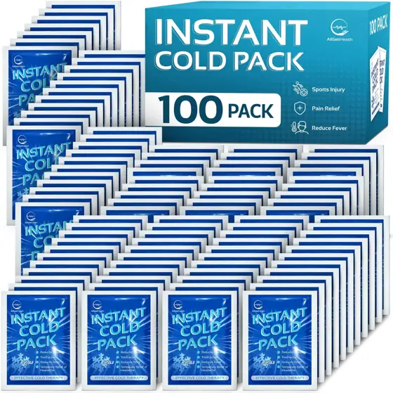100 Pack Instant Ice Packs… — Photo 1