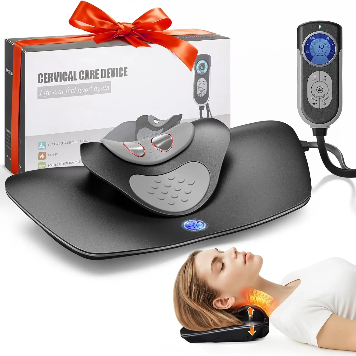 Cervical Traction Neck Massager, 3… — Photo 1