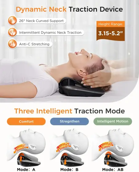 Cervical Traction Neck Massager, 3… — Photo 2
