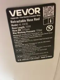 Retractable Hose Reel 1/2 in.… — Photo 5