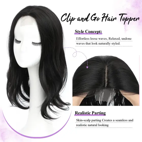 Fine Plus 18' Hair Topper… — Photo 2