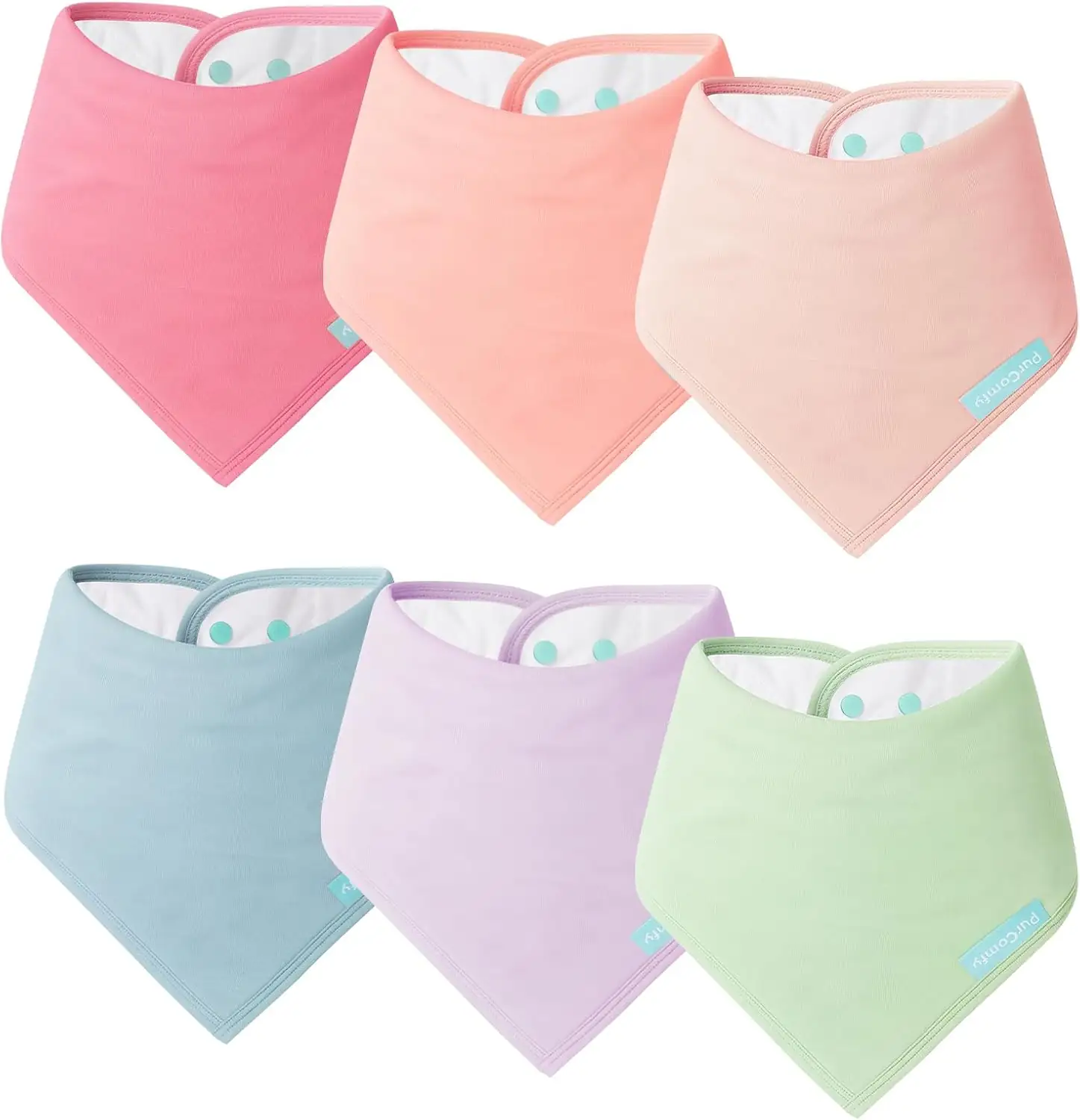 PurComfy SuperSoft Baby Bibs, Premium… — Photo 1