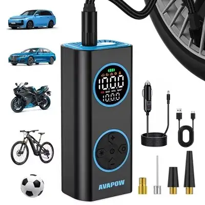 AVAPOW Tire Inflator, 150 PSI,… — Photo 1