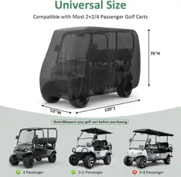 Golf Cart Cover 4 Passenger,… — Photo 2