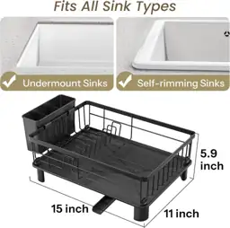 SNTD Dish Drying Rack for… — Photo 2