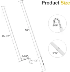 HUAALIUCHE RV Awning Crank Handle,… — Photo 2