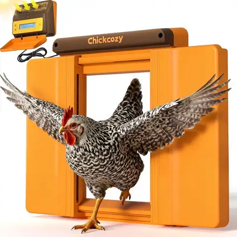 Solar Chicken Coop Door, Dual-Motor… — Photo 1