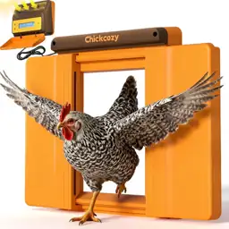 Solar Chicken Coop Door, Dual-Motor… — Photo 1