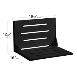 Silhouette Folding Wall Mount Shower… — Photo 2