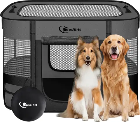 Siedihit 35" Dog Playpen,Cat Puppy… — Photo 1