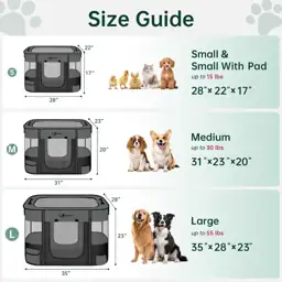 Siedihit 35" Dog Playpen,Cat Puppy… — Photo 2