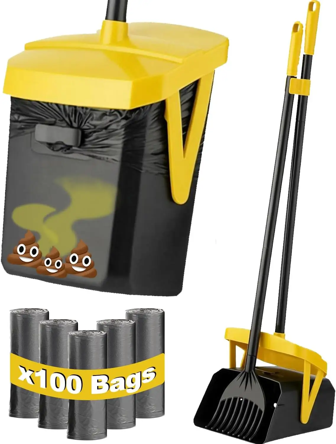 FUSBUNTY Dog Pooper Scooper, Swivel… — Photo 1