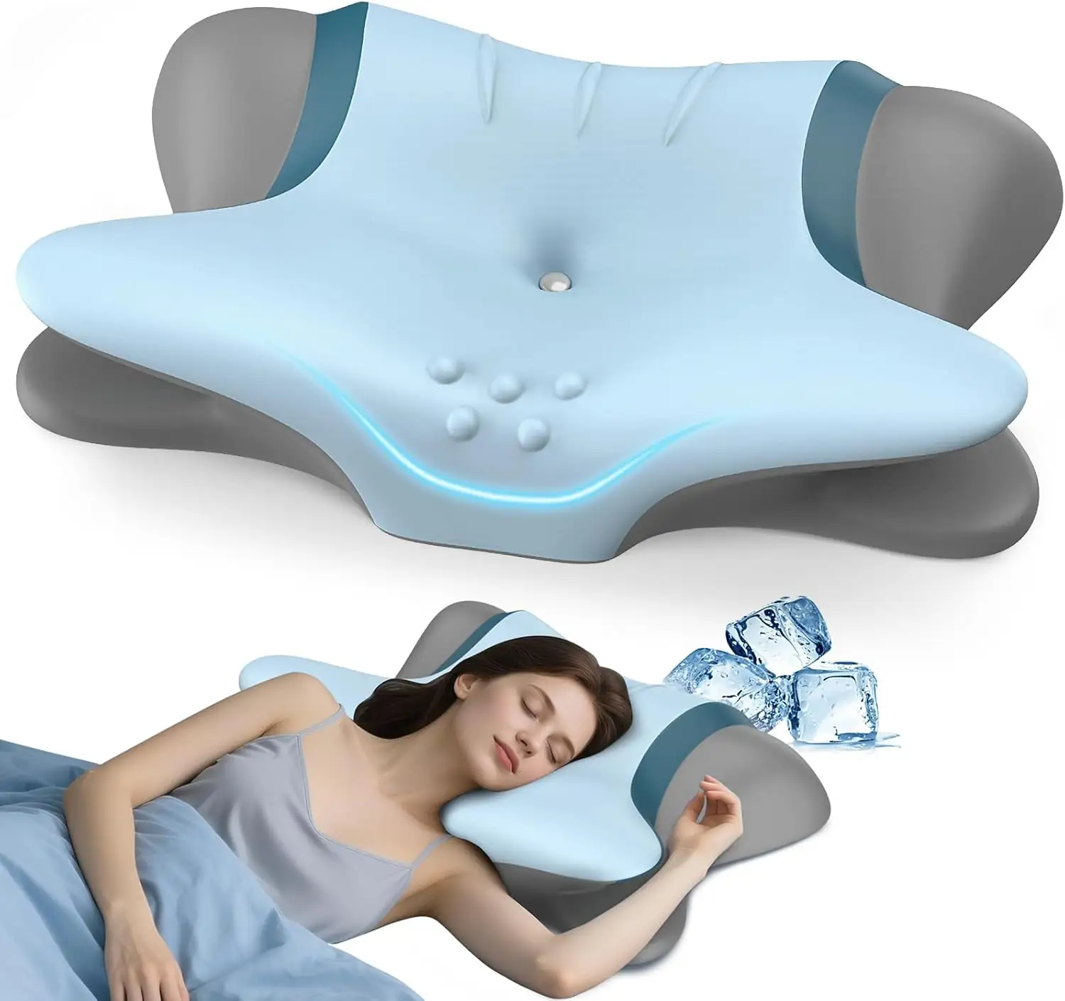 Cervical Neck Pillow for Pain… — Photo 1