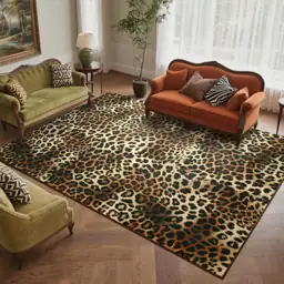 DweIke Leopard Rug 4x6 Cheetah… — Photo 2