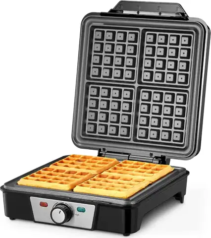 Belgian Waffle Maker 4 Slices,… — Photo 1