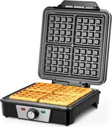 Belgian Waffle Maker 4 Slices,… — Photo 1