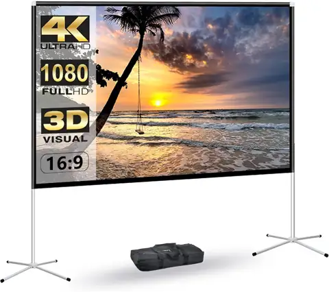 Portable Projector Screen with Stand,… — Photo 1