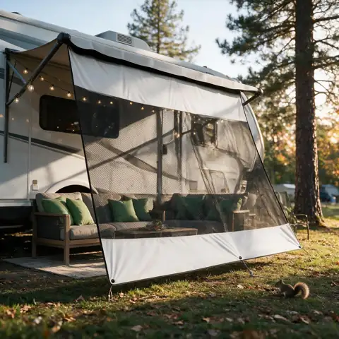 RV Awning Sun Shade Screen… — Photo 1