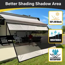 RV Awning Sun Shade Screen… — Photo 2