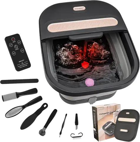 Collapsible Foot Spa with Massager,… — Photo 1