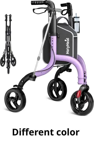 3-Wheel Rollator for Seniors, Lightweight,… — Photo 1