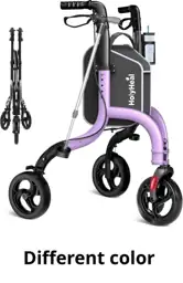 3-Wheel Rollator for Seniors, Lightweight,… — Photo 1