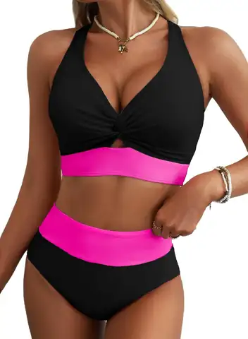 Herseas Womens Twist Front High… — Photo 1