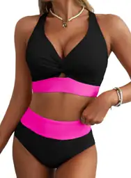 Herseas Womens Twist Front High… — Photo 1