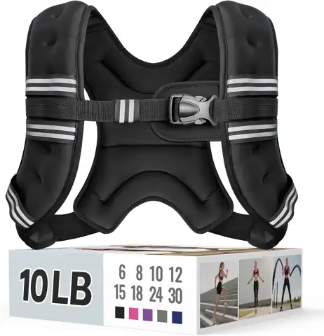 Zeerun Weighted Vest, 6/8/10/12/15/18/20/24/30LB for… — Photo 1