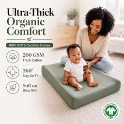 Organic Changing Pad Cover 16x32… — Photo 2