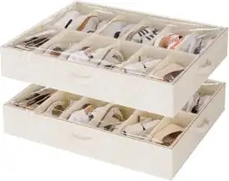 StorageWorks 2-Pack 24-Pair Underbed Shoe… — Photo 1