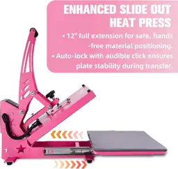 15x15 Inch Slide-Out Heat Press,… — Photo 2