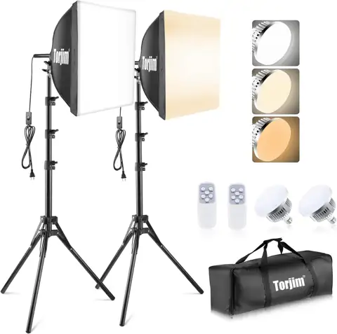 Torjim Softbox Photography Lighting Kit… — Photo 1