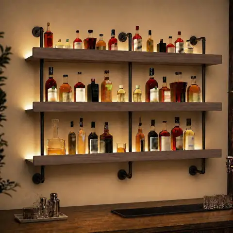 Wall Mounted Wine Rack with… — Photo 1