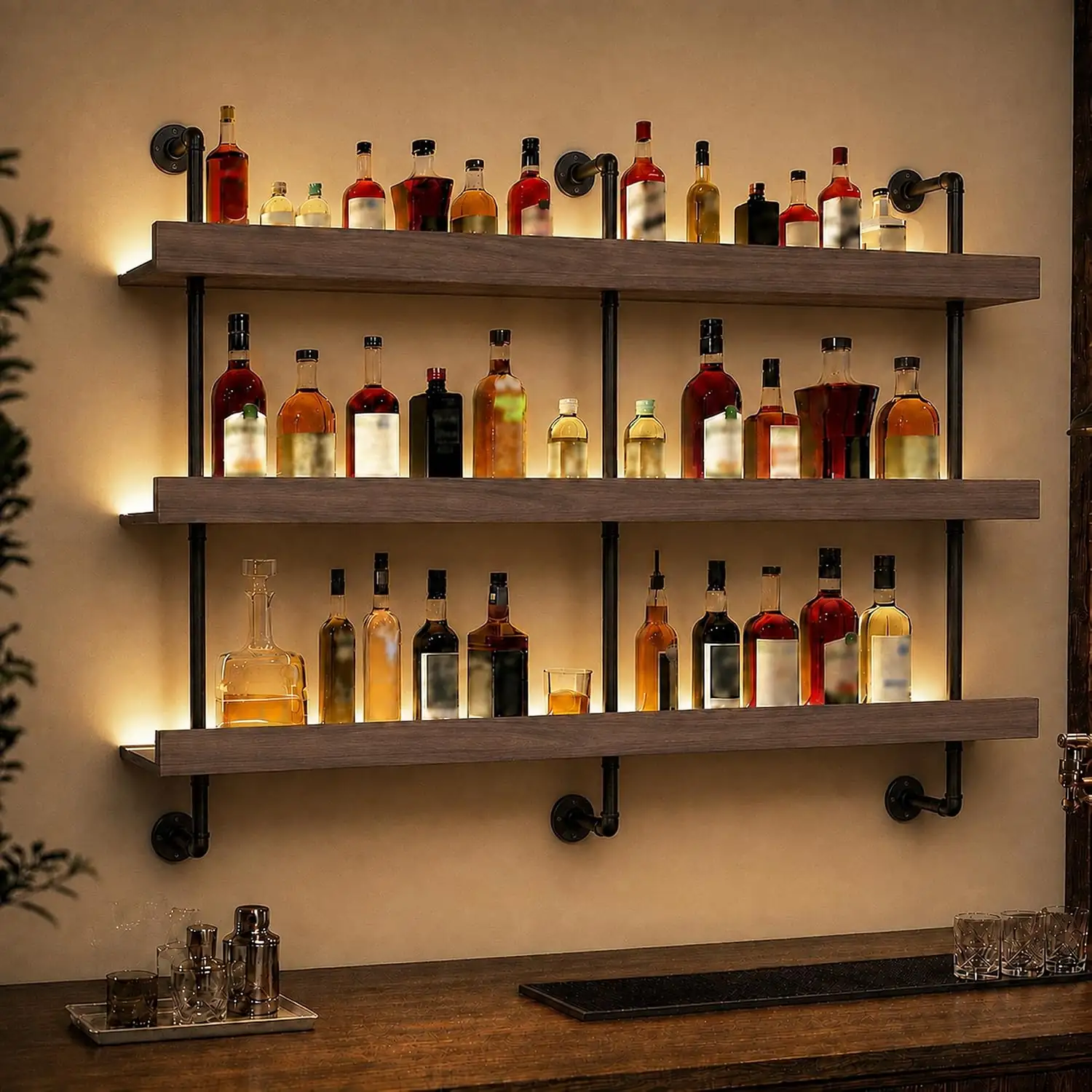 Wall Mounted Wine Rack with… — Photo 1
