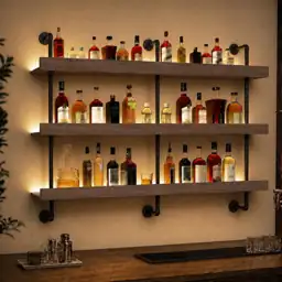 Wall Mounted Wine Rack with… — Photo 1