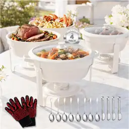 6QT Round Chafing Dishes for… — Photo 1