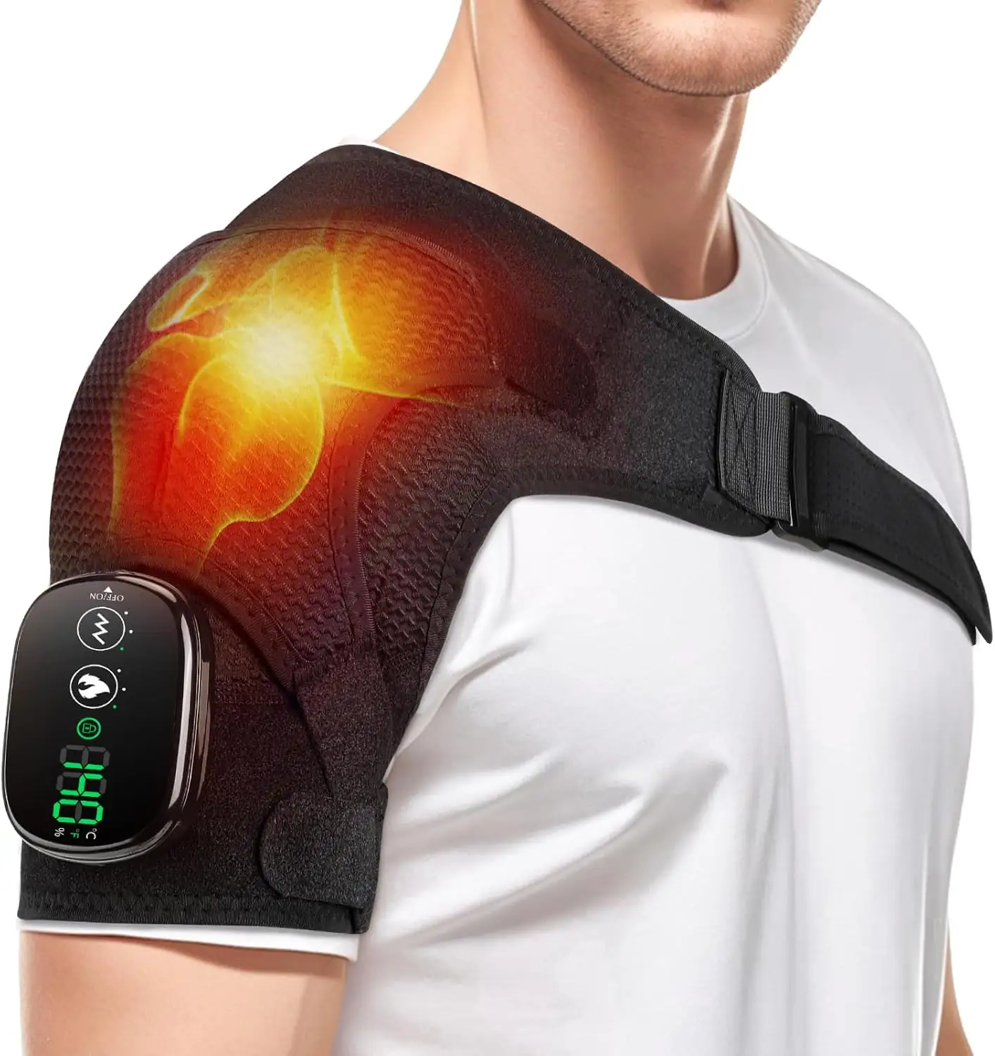 WoloyHeatie Cordless Shoulder Heating Pad… — Photo 1